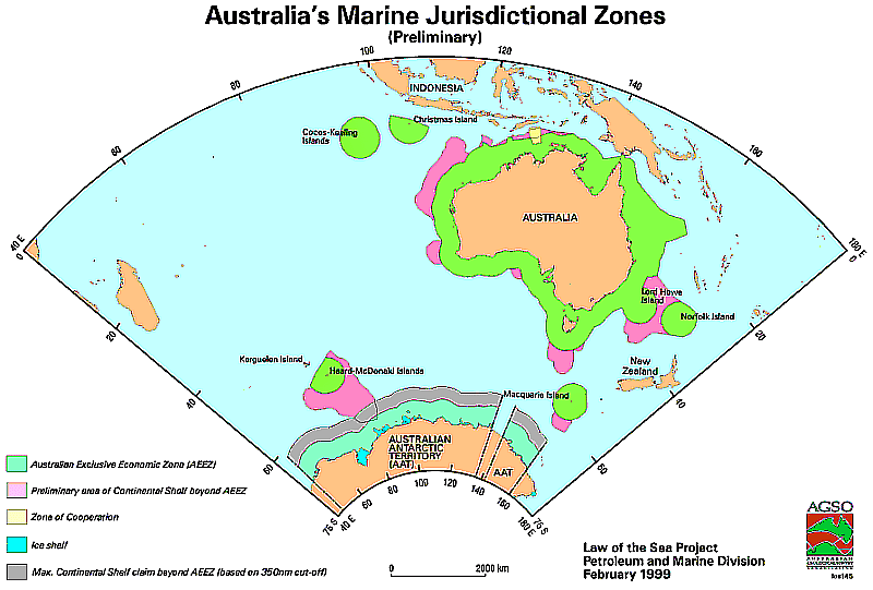 Australian marine jurisdictional zones
